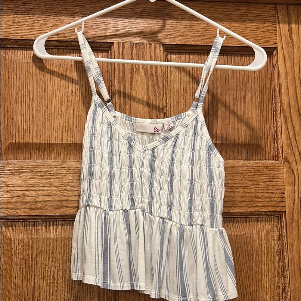 Striped Sleeveless Top